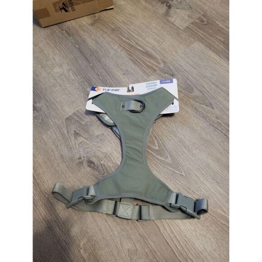 NWT Top Paw Neoprene Camo Green Adjustable Comfort Harness Great For Pullers XL